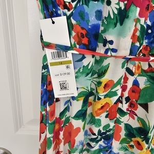 Calvin Klein Sleeveless Floral Dress